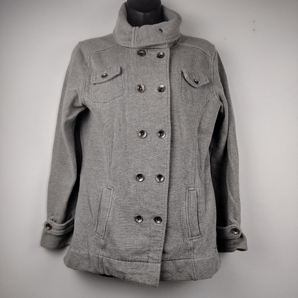 Ezekiel Gray Herringbone Jacket women's size M